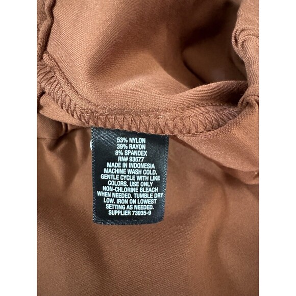 Worthington Women’s Ultra Stretch Ponte Pant in Tortoise Brown - Size XXL - Picture 8 of 9